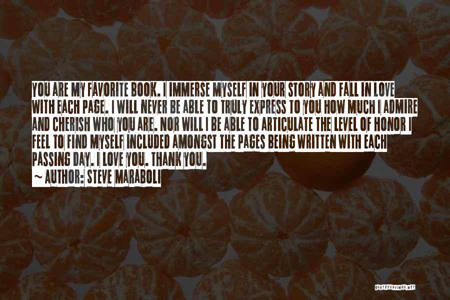 Book Page Love Quotes By Steve Maraboli