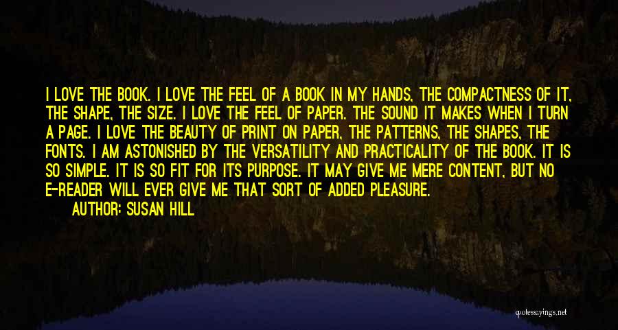 Book Page Love Quotes By Susan Hill