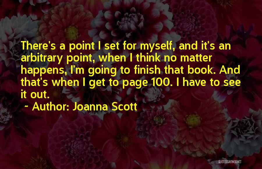 Book Page Quotes By Joanna Scott