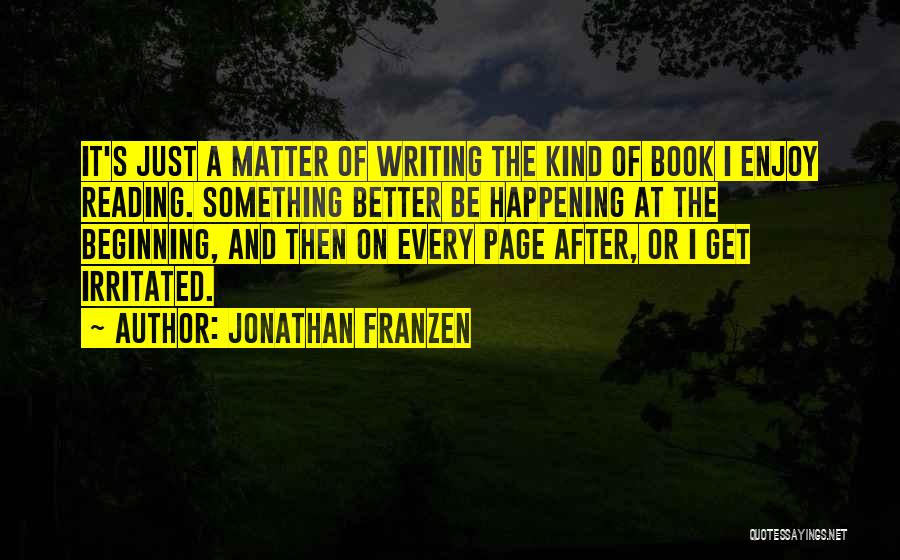 Book Page Quotes By Jonathan Franzen