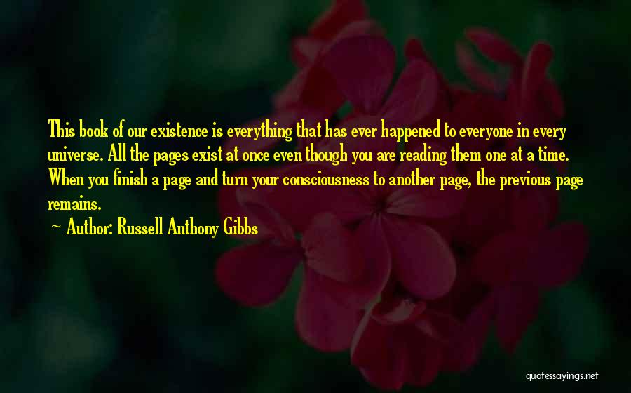 Book Page Quotes By Russell Anthony Gibbs