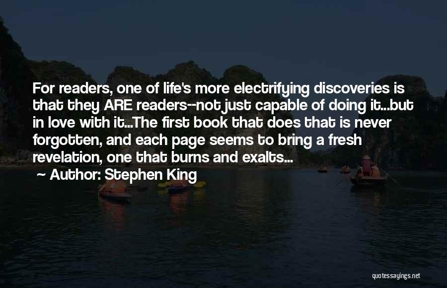 Book Page Quotes By Stephen King