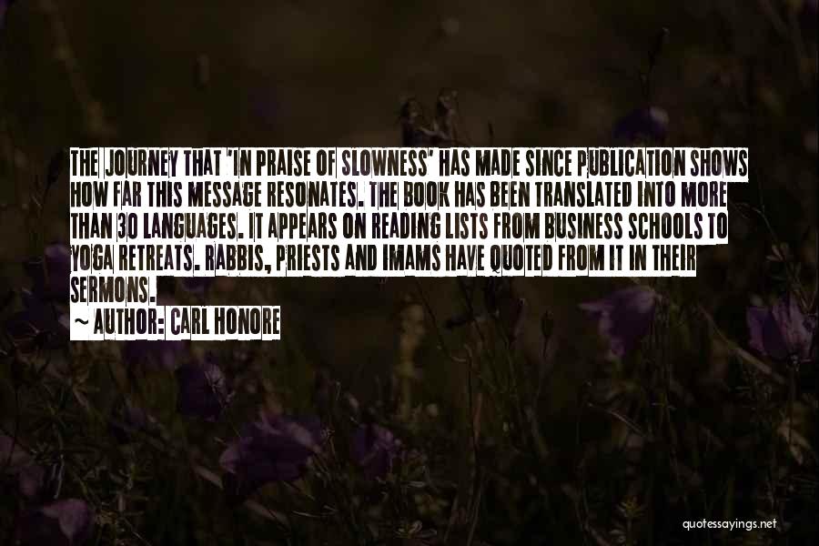 Book Publication Quotes By Carl Honore