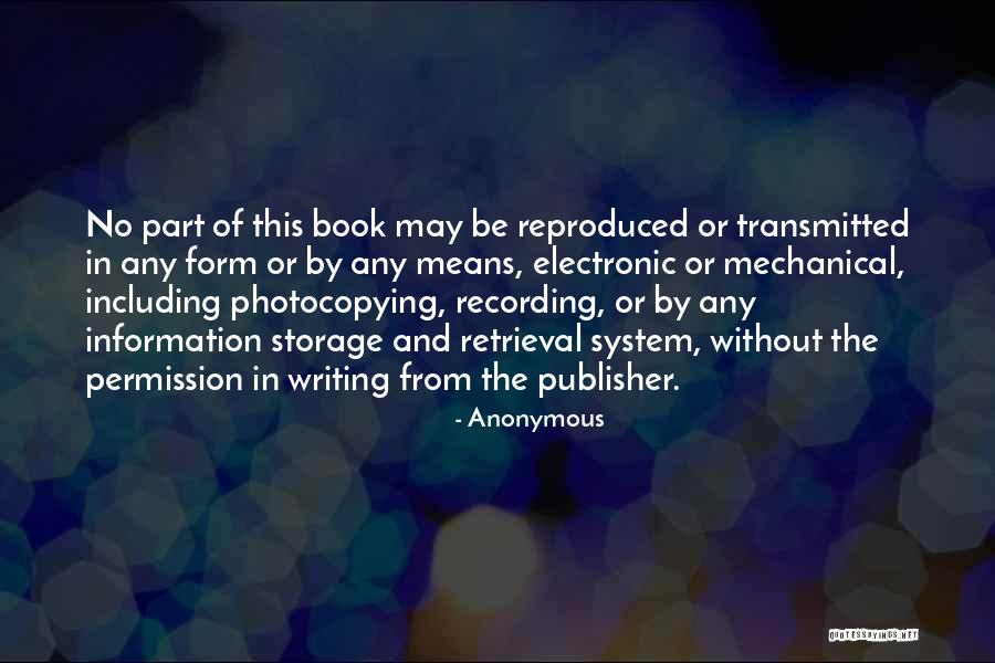 Book Publisher Quotes By Anonymous