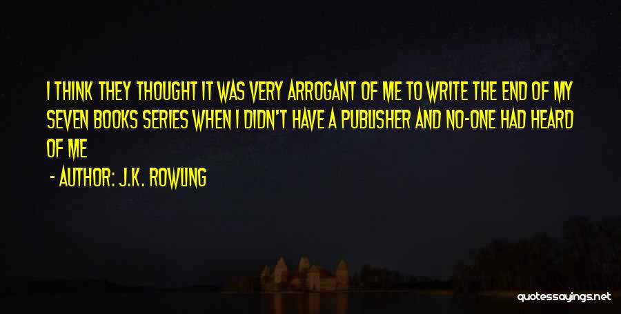 Book Publisher Quotes By J.K. Rowling