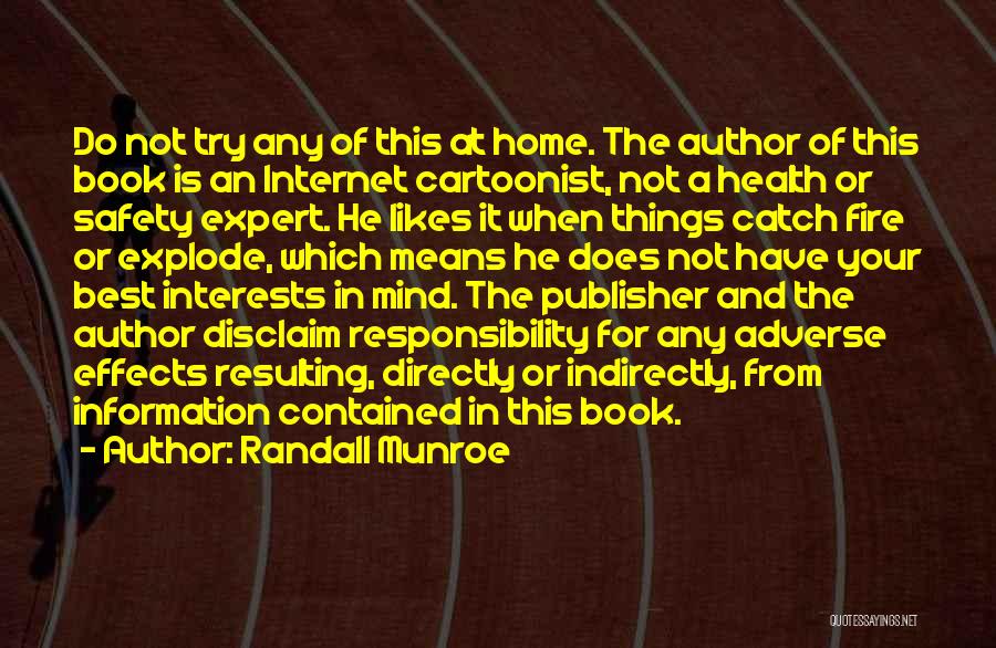 Book Publisher Quotes By Randall Munroe