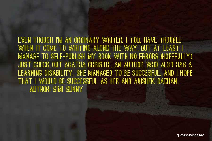 Book Publisher Quotes By Simi Sunny