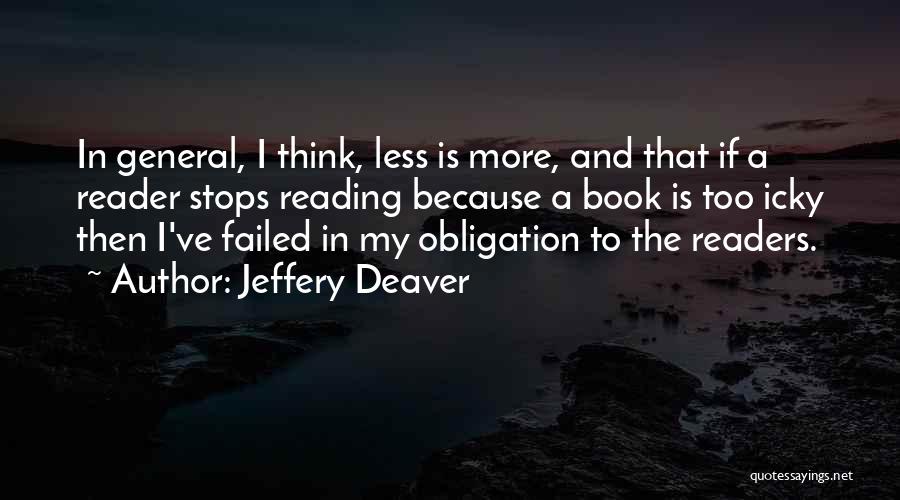 Book Reader Quotes By Jeffery Deaver