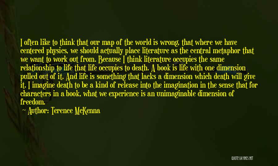 Book Release Quotes By Terence McKenna