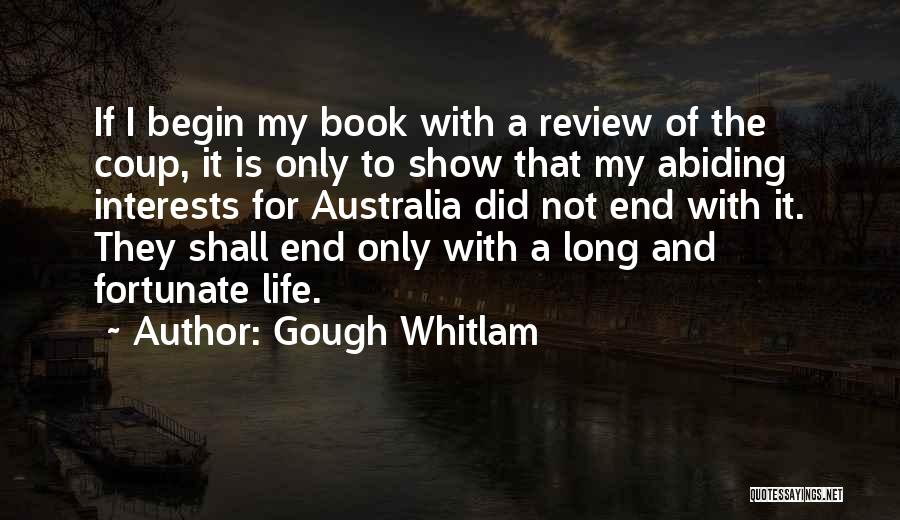 Book Review Quotes By Gough Whitlam