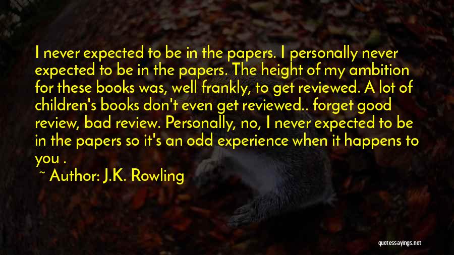 Book Review Quotes By J.K. Rowling
