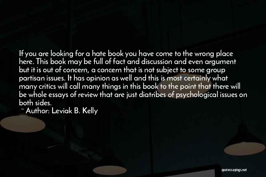 Book Review Quotes By Leviak B. Kelly