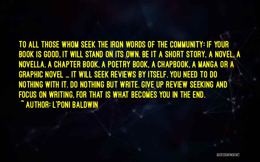 Book Review Quotes By L'Poni Baldwin