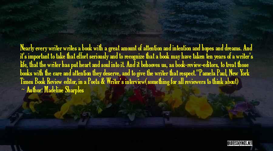 Book Review Quotes By Madeline Sharples