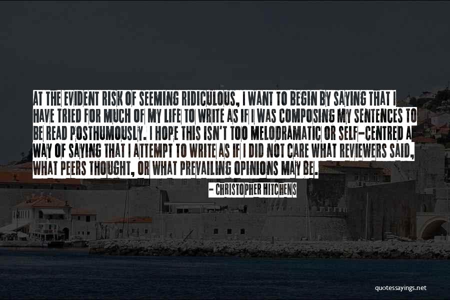 Book Reviewers Quotes By Christopher Hitchens