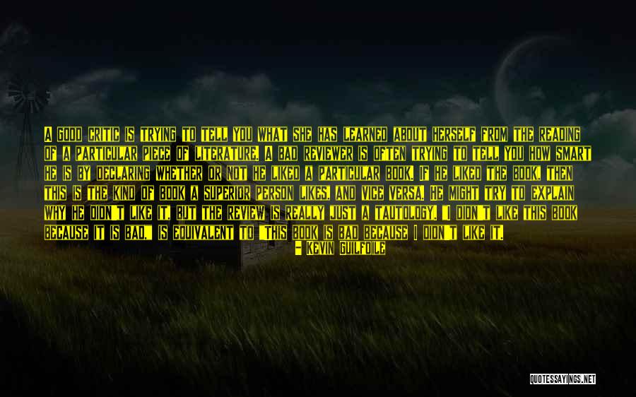 Book Reviewers Quotes By Kevin Guilfoile Book Reviewers Quotes By Kevin Guilfoile