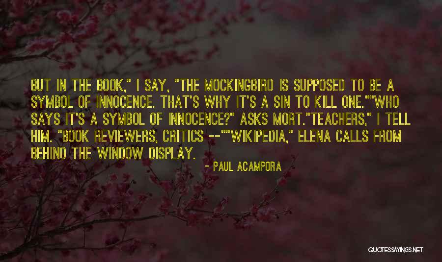 Book Reviewers Quotes By Paul Acampora Book Reviewers Quotes By Paul Acampora