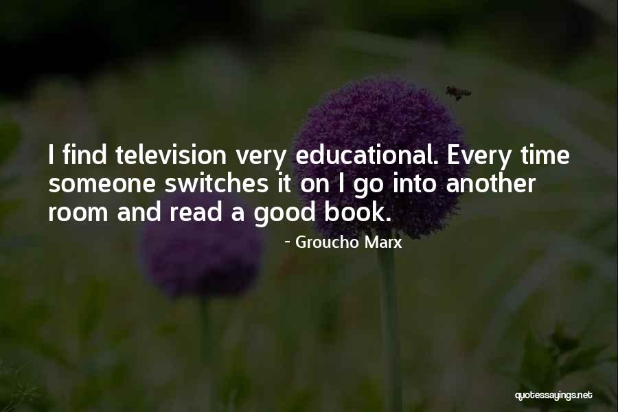 Book Room Quotes By Groucho Marx