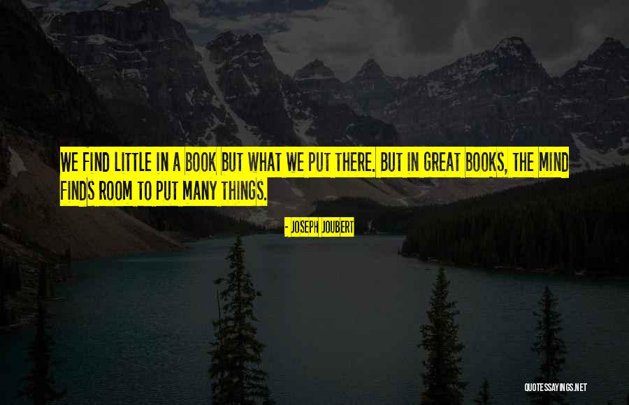 Book Room Quotes By Joseph Joubert