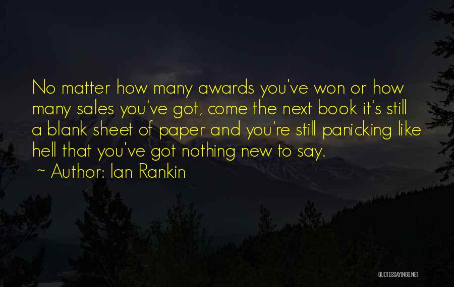Book Sales Quotes By Ian Rankin