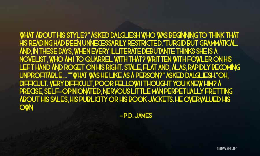 Book Sales Quotes By P.D. James