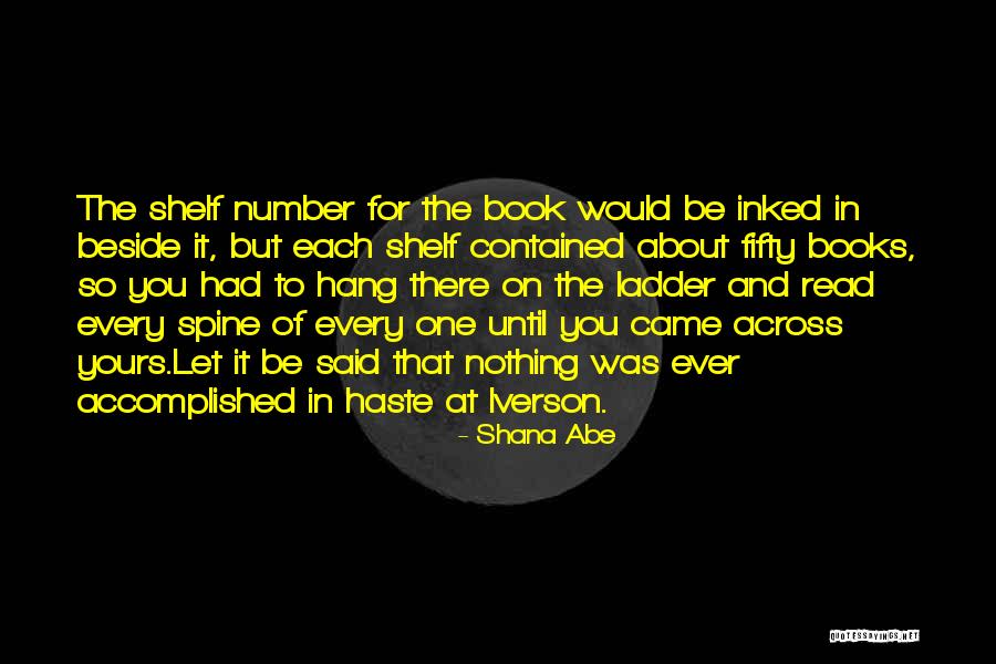 Book Spine Quotes By Shana Abe Book Spine Quotes By Shana Abe