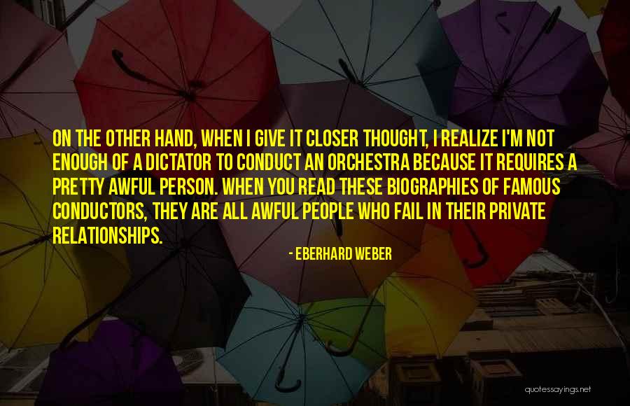 Book Tenacity Quotes By Eberhard Weber Book Tenacity Quotes By Eberhard Weber