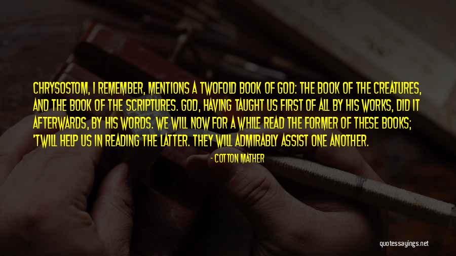 Book The Help Quotes By Cotton Mather