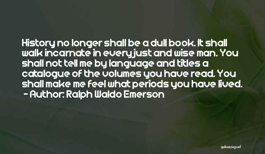 Book Titles Quotes By Ralph Waldo Emerson