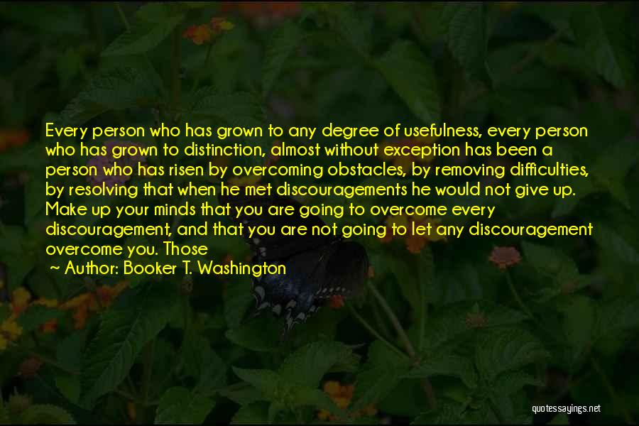 Booker T. Washington Quotes 1373833