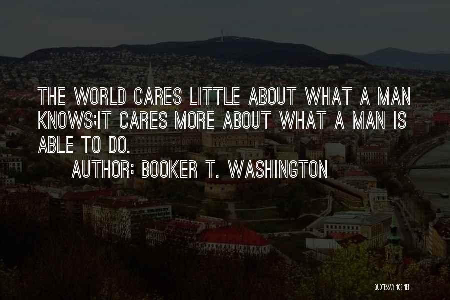 Booker T. Washington Quotes 796052