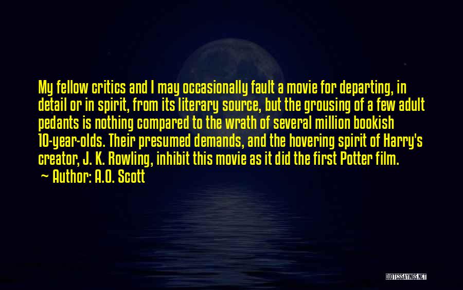 Bookish Quotes By A.O. Scott