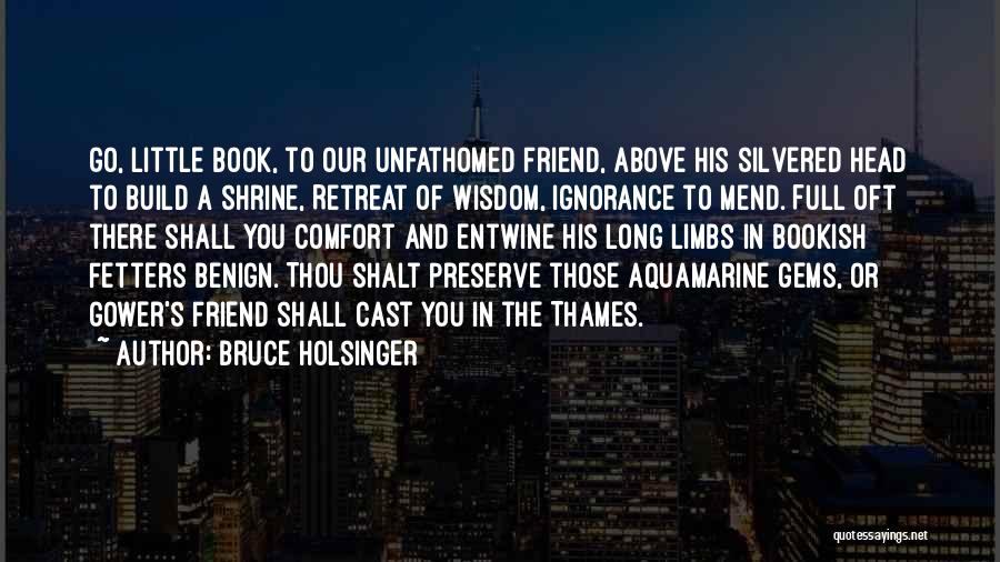 Bookish Quotes By Bruce Holsinger