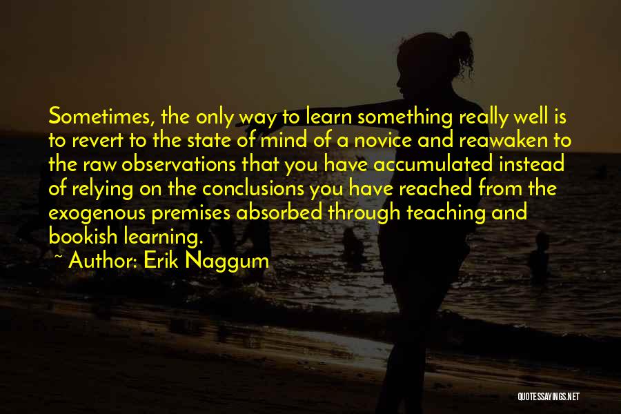 Bookish Quotes By Erik Naggum