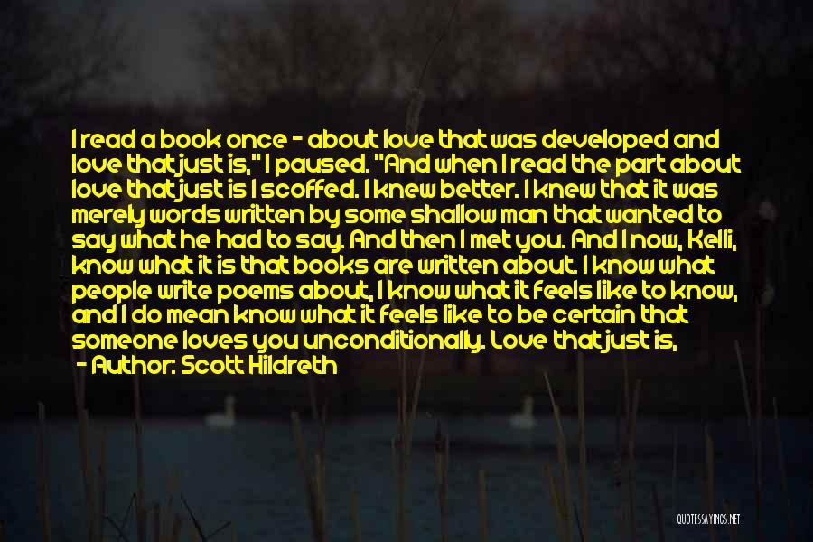 Books About Love Quotes By Scott Hildreth