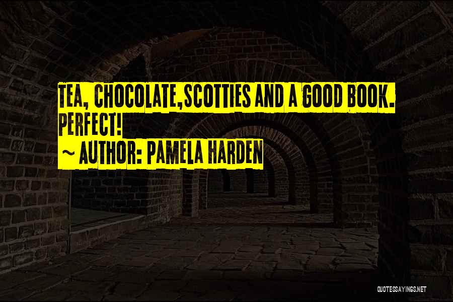 Books And Chocolate Quotes By Pamela Harden