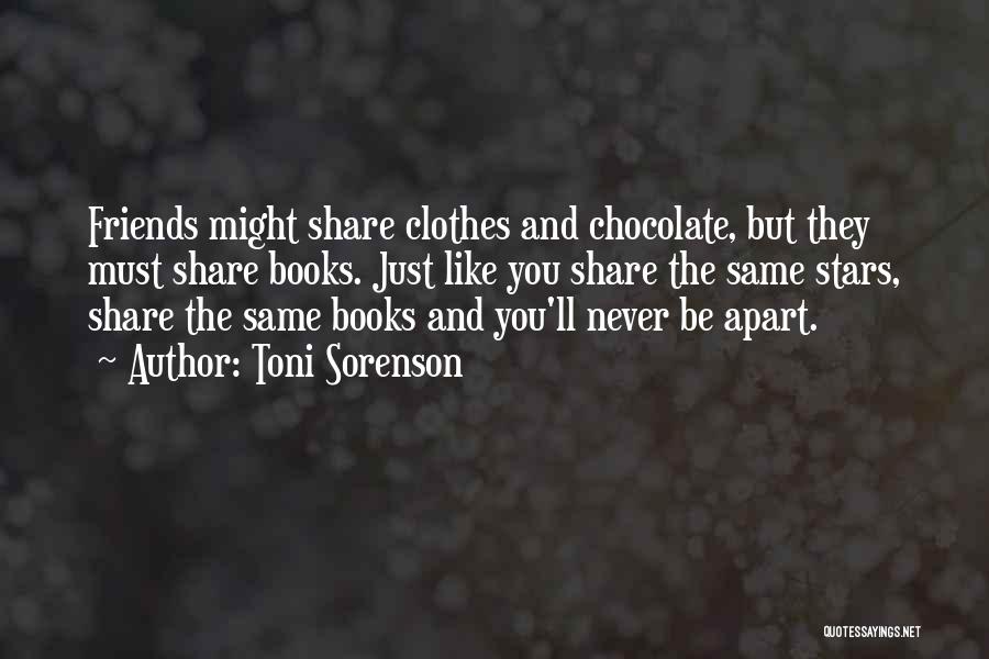 Books And Chocolate Quotes By Toni Sorenson