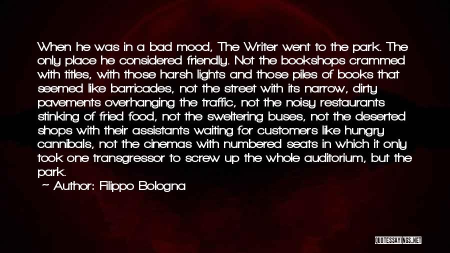 Books And Food Quotes By Filippo Bologna