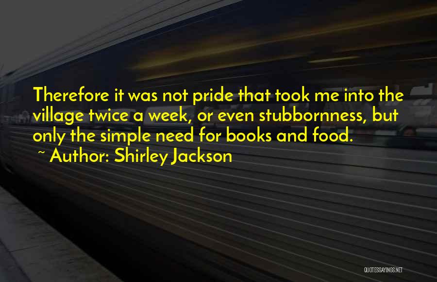 Books And Food Quotes By Shirley Jackson