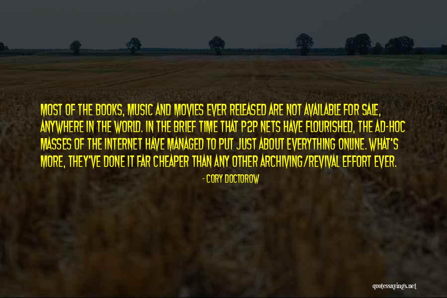 Books And Movies Quotes By Cory Doctorow