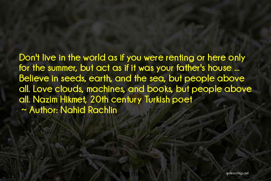 Books And Sea Quotes By Nahid Rachlin