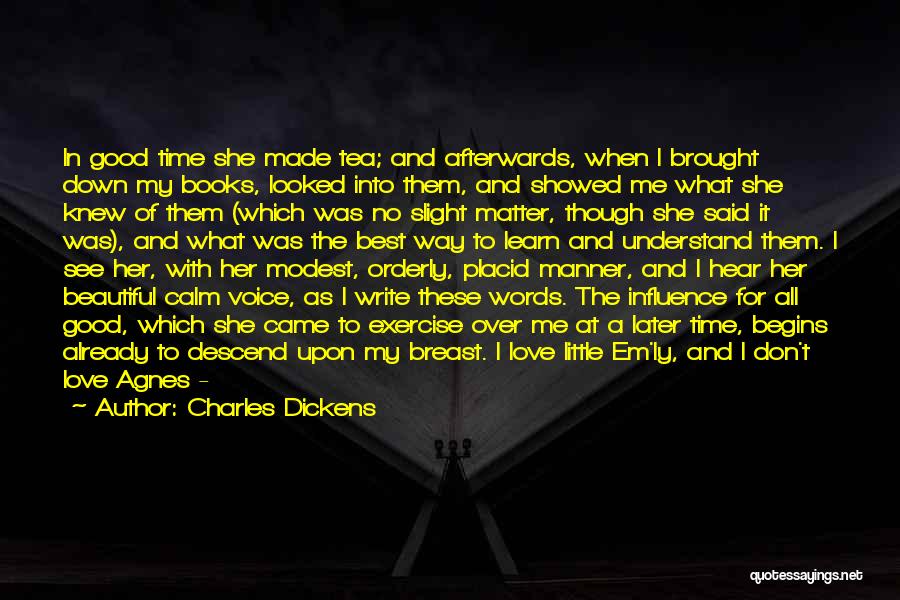 Books And Tea Quotes By Charles Dickens