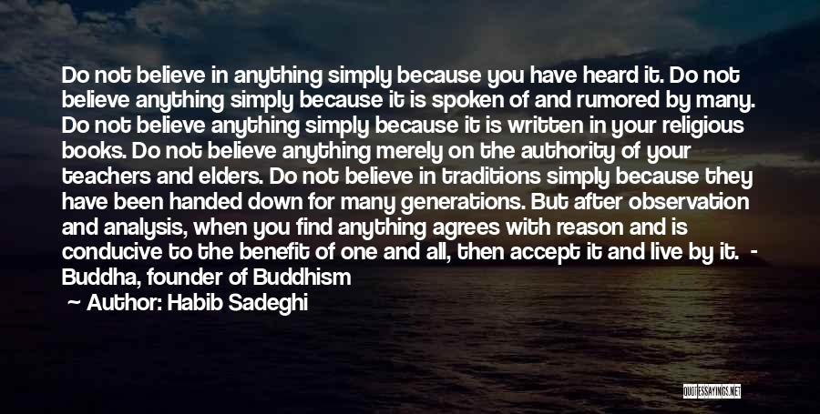 Books And Teachers Quotes By Habib Sadeghi