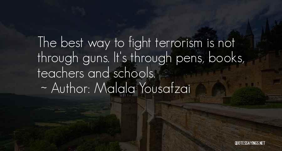 Books And Teachers Quotes By Malala Yousafzai