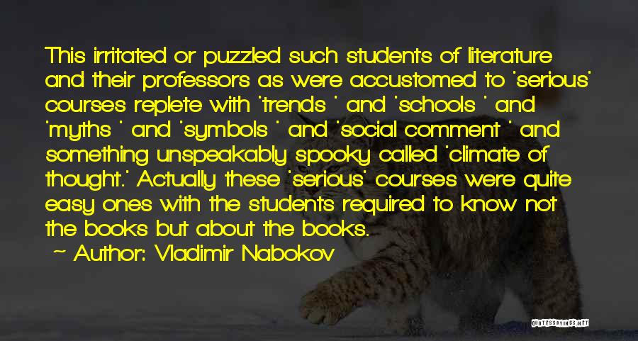 Books And Teaching Quotes By Vladimir Nabokov