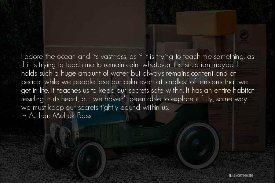 Books And The Ocean Quotes By Mehek Bassi