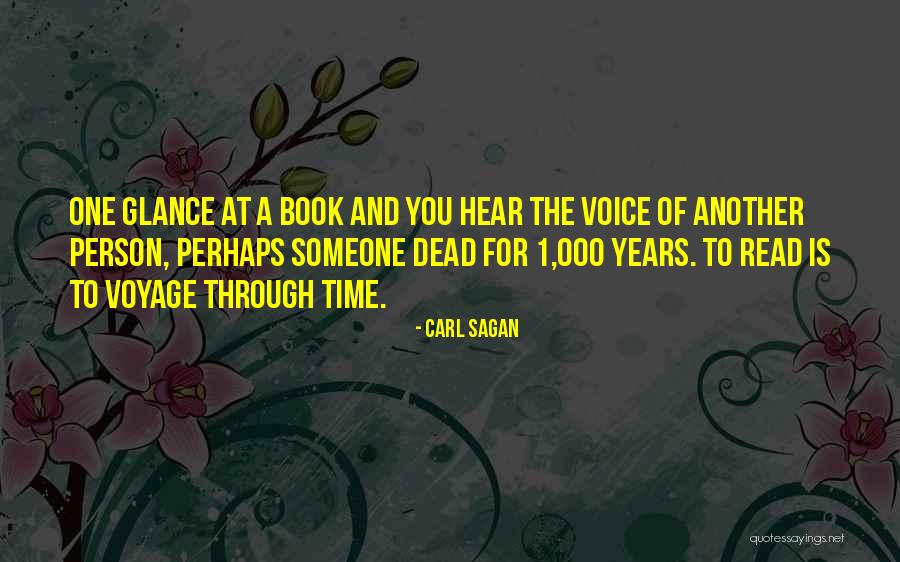 Books And Time Quotes By Carl Sagan