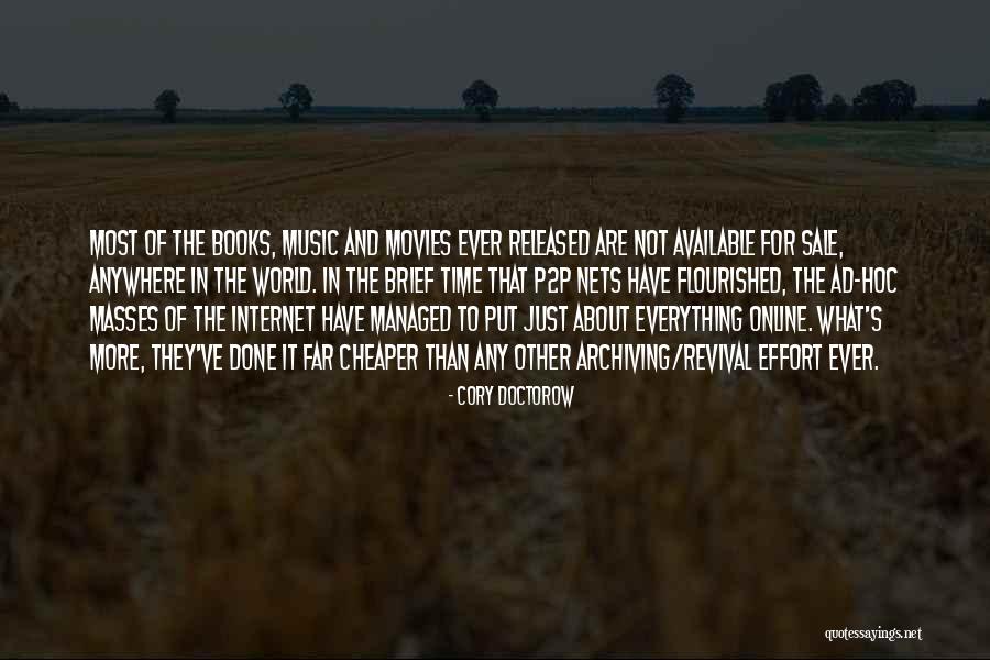 Books And Time Quotes By Cory Doctorow