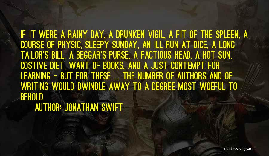 Books Authors Quotes By Jonathan Swift