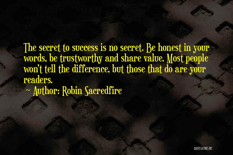 Books Authors Quotes By Robin Sacredfire